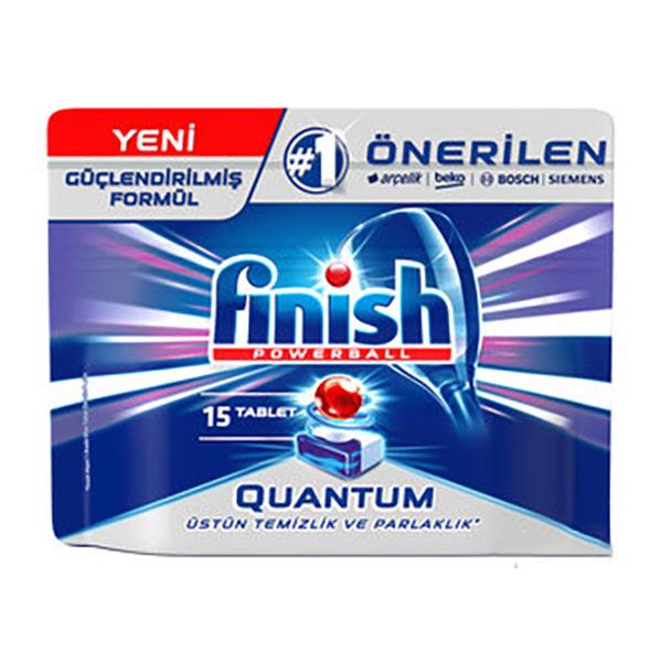 قرص ماشین ظرفشویی فینیش مدل کوانتوم بسته 15عددی Finish Quantum Dishwasher Tablets Pack Of 15